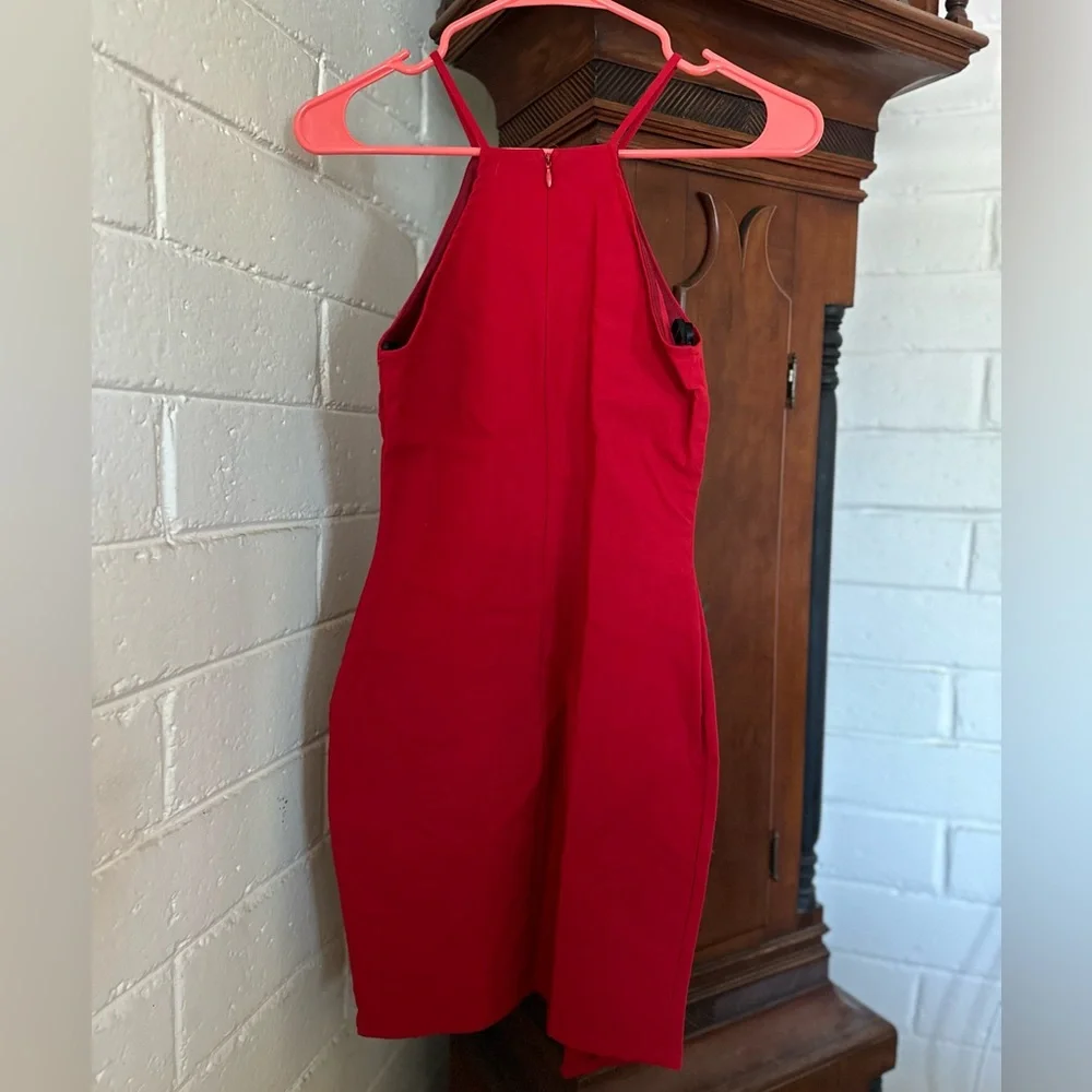 Mini Red Dress - Picture 3 of 4